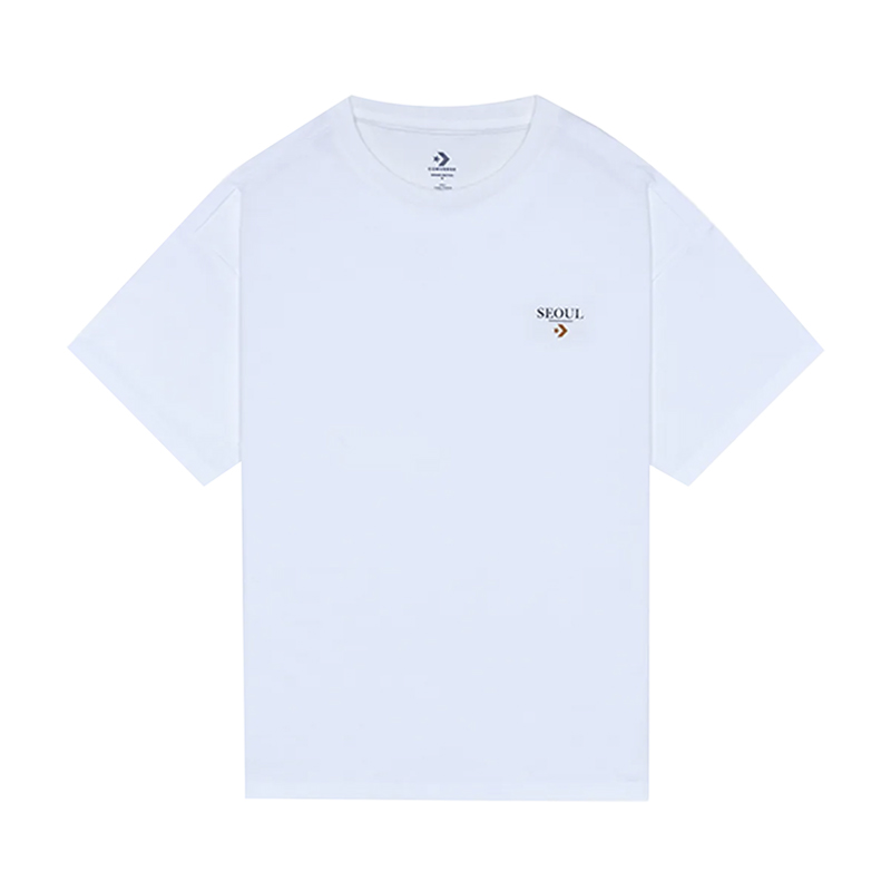 COTTON JERSEY LOOSE SS CITY TEE
