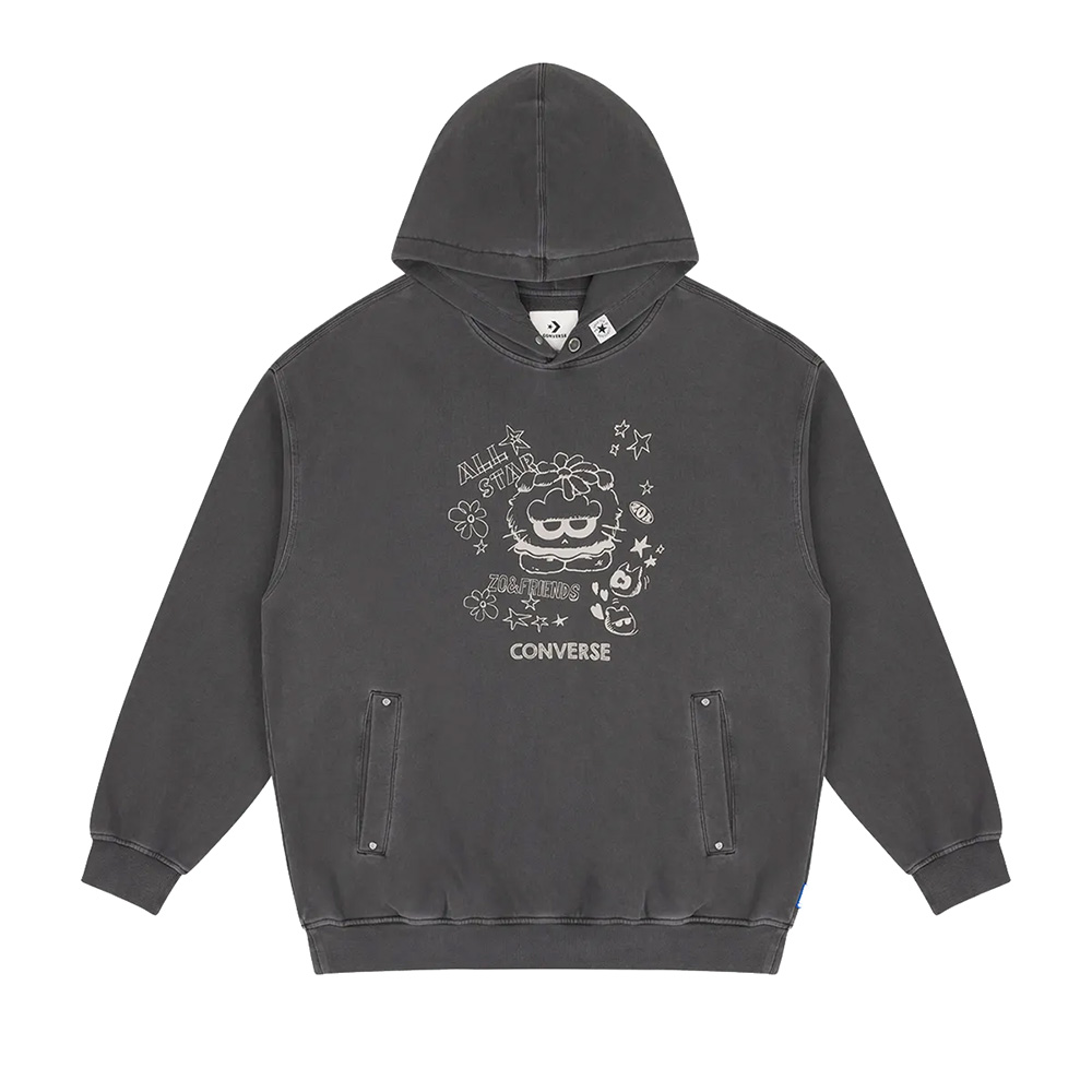 ZOA WASHED CREW HOODIE