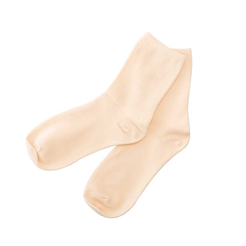 22-25CM 144N  3/4素面女襪