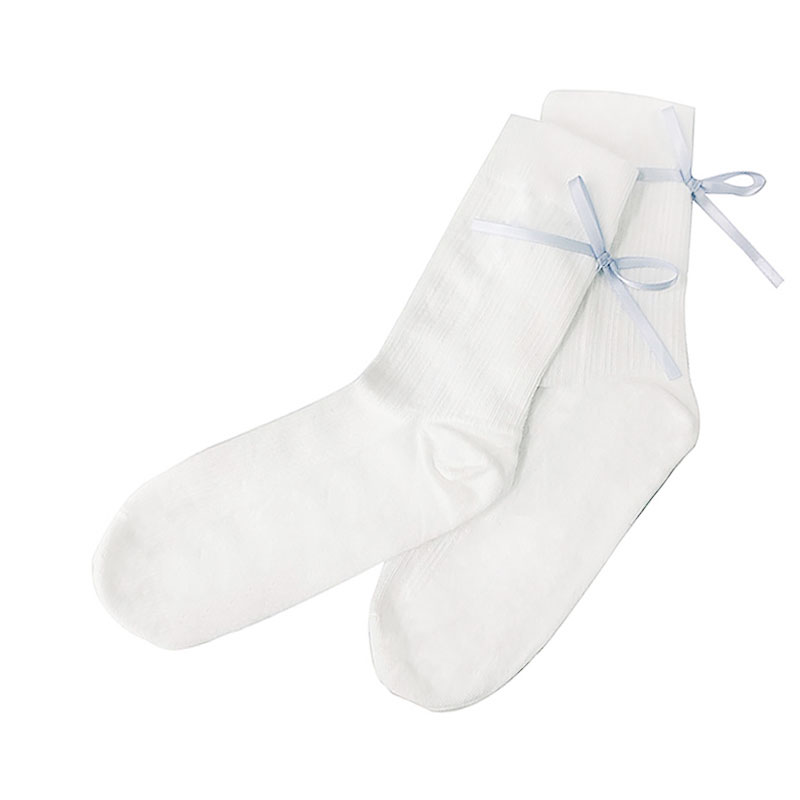 22-25CM 蝴蝶結女襪